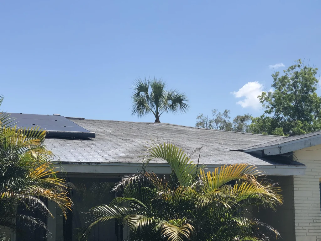 roof restoration on FL home